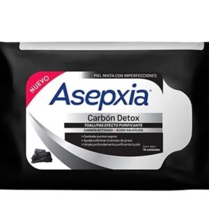 Asepxia Toallitas Purificantes x 10uni Carbon Detox